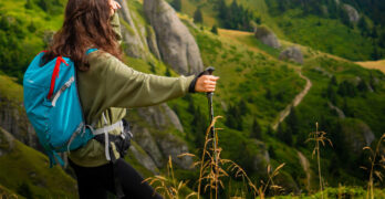 How to Hold Trekking Poles