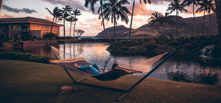 how to hang a hammock inside